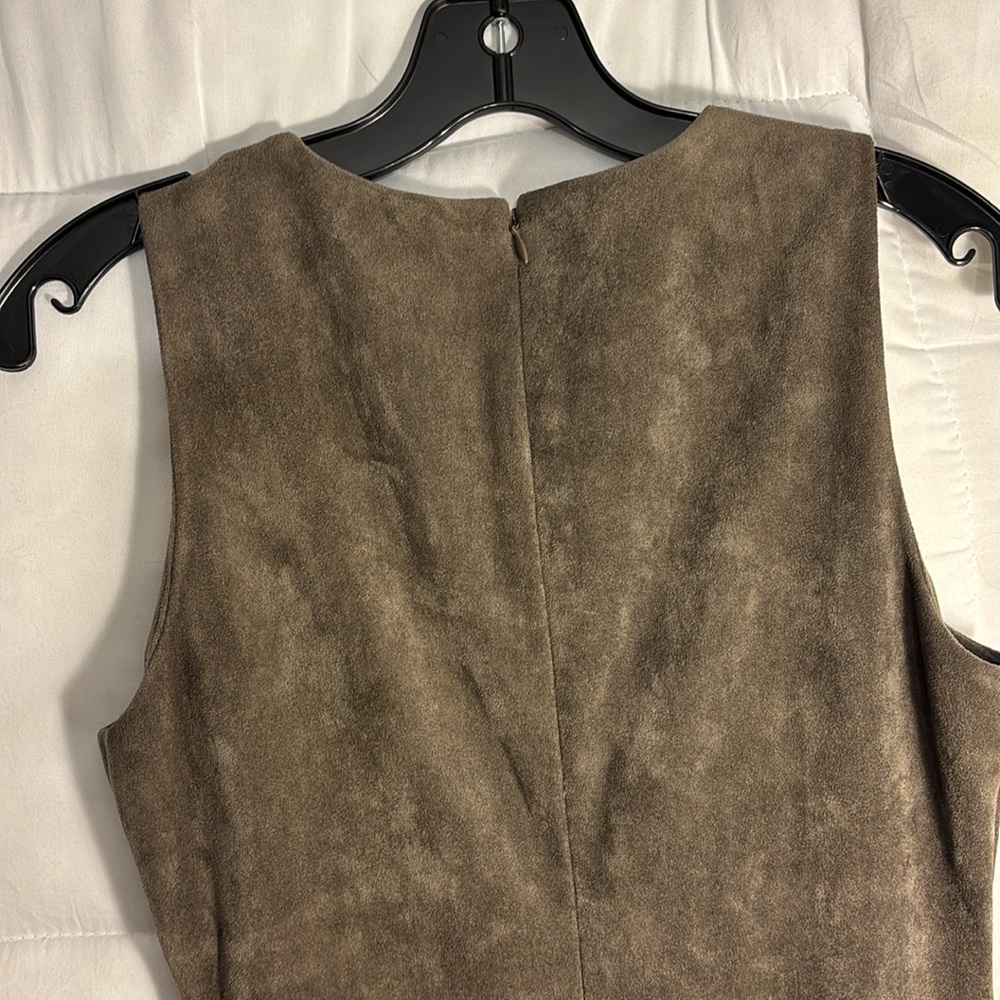 Ivanka Trump Faux Suede Dress sz 2 - Picture 9 of 9